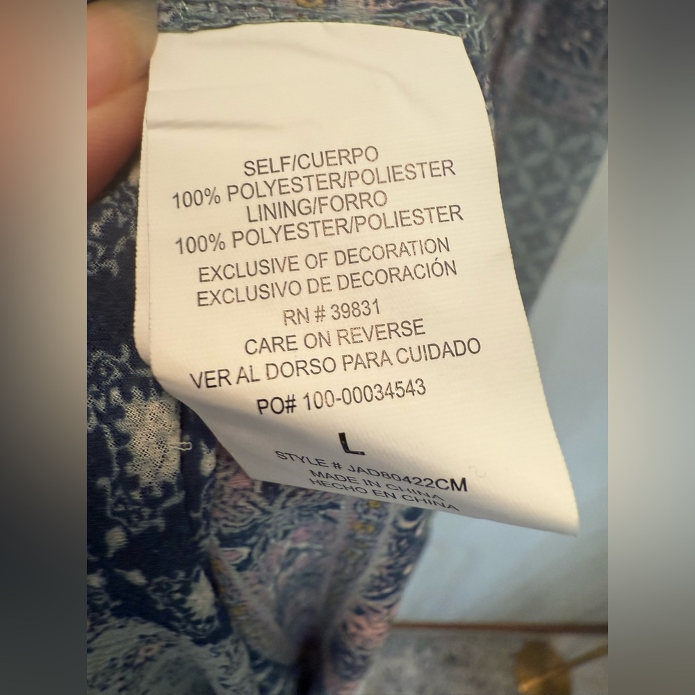 Mason & Belle Maxi Patchwork Design Boho‎ Dress - Size L - Picture 10 of 10